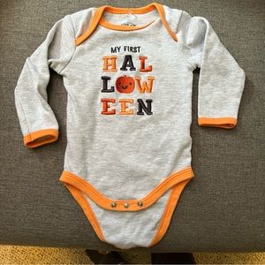 My First Halloween long sleeve onesie
